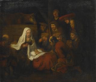 Abraham Van Dyck - Adoration Of The Shepherds