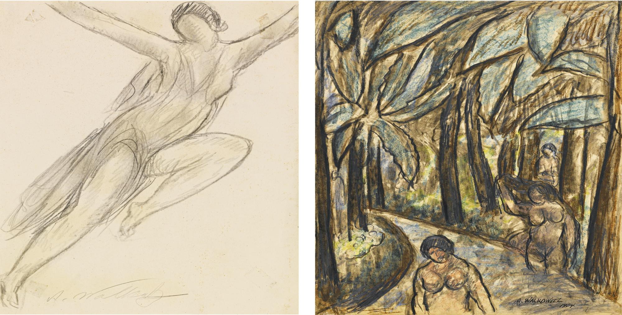 Abraham Walkowitz - A Group Of Twenty-Nine Drawings