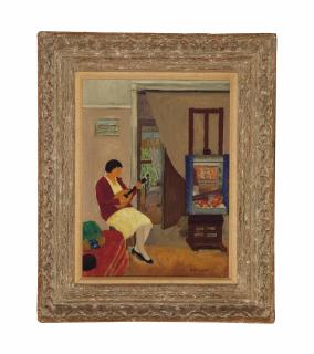 Abraham Walkowitz - Artistic endeavors in an interior