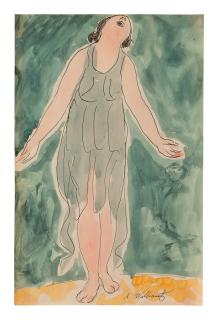 Abraham Walkowitz - Isadora Duncan Dancing Ii