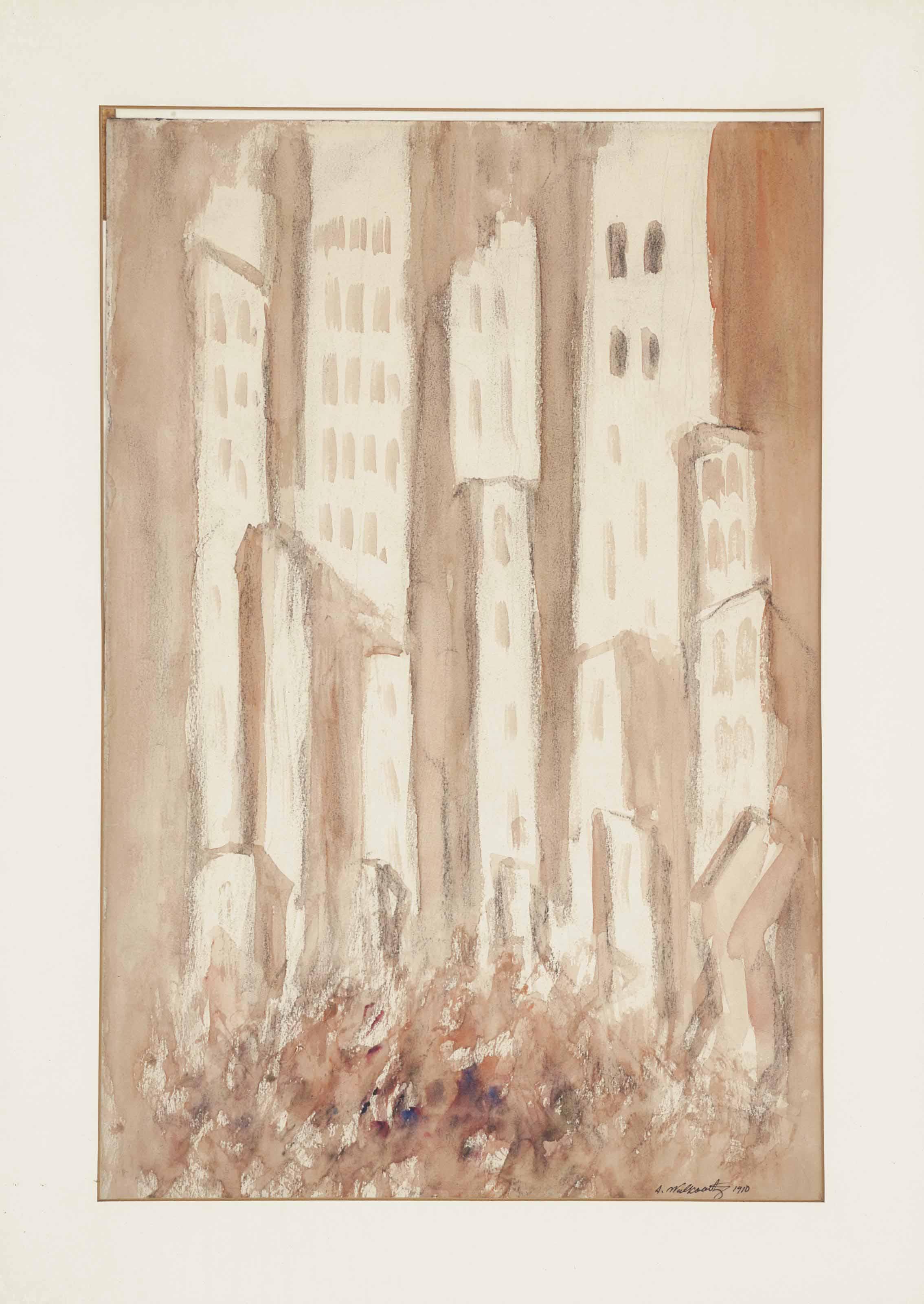Abraham Walkowitz - New York Study