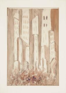 Abraham Walkowitz - New York Study