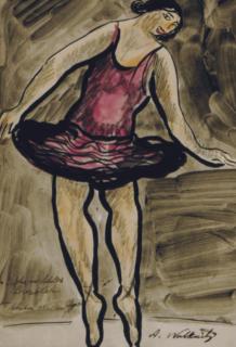 Abraham Walkowitz - Portrait Of Isadora Duncan