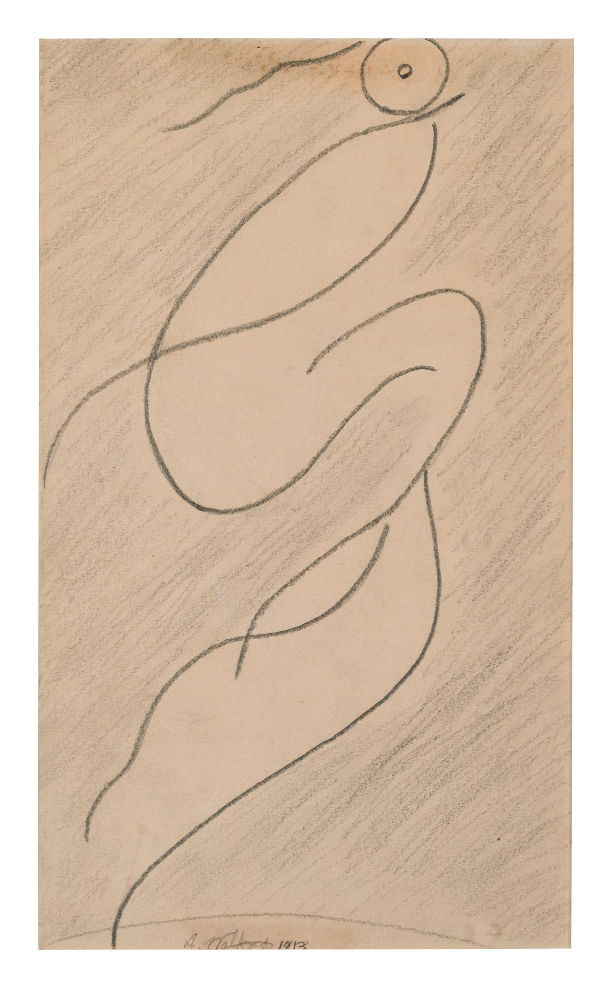 Abraham Walkowitz - Study Of A Dancer Ii