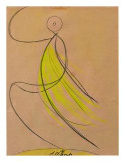 Abraham Walkowitz - Study Of A Dancer