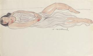 Abraham Walkowitz - Two sketches of Isadora Duncan