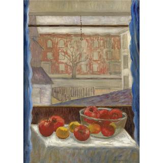 Abraham Walkowitz - Window With Still Life