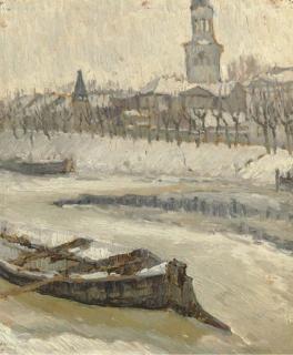 Abram Anshelovich Manevich - Early Spring. The Breaking of The Ice