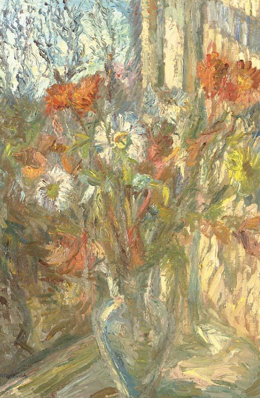 Abram Anshelovich Manevich - Still Life With Flowers