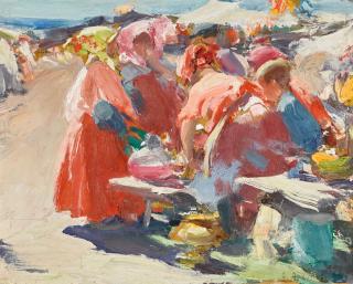 Abram Efimovich Arkhipov - At the Market