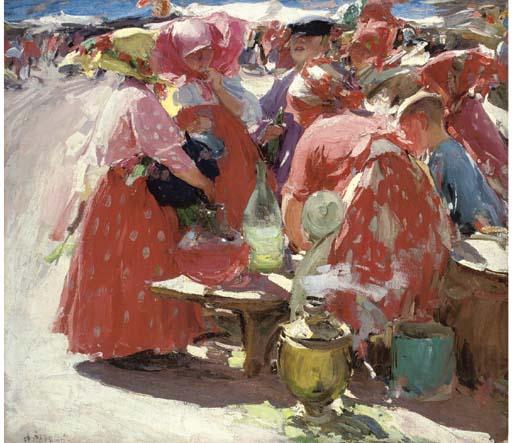 Abram Efimovich Arkhipov - At The Market
