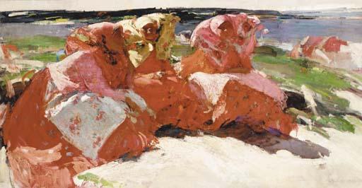 Abram Efimovich Arkhipov - Peasant Women on the Banks of the Volga