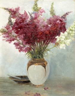 Achille Beltrame - Vaso con fiori