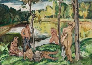 Achille Emile Othon Friesz - Baigneuses sur la Rance