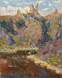 Achille-Émile Othon Friesz - Château de Crozant dominant la Creuse