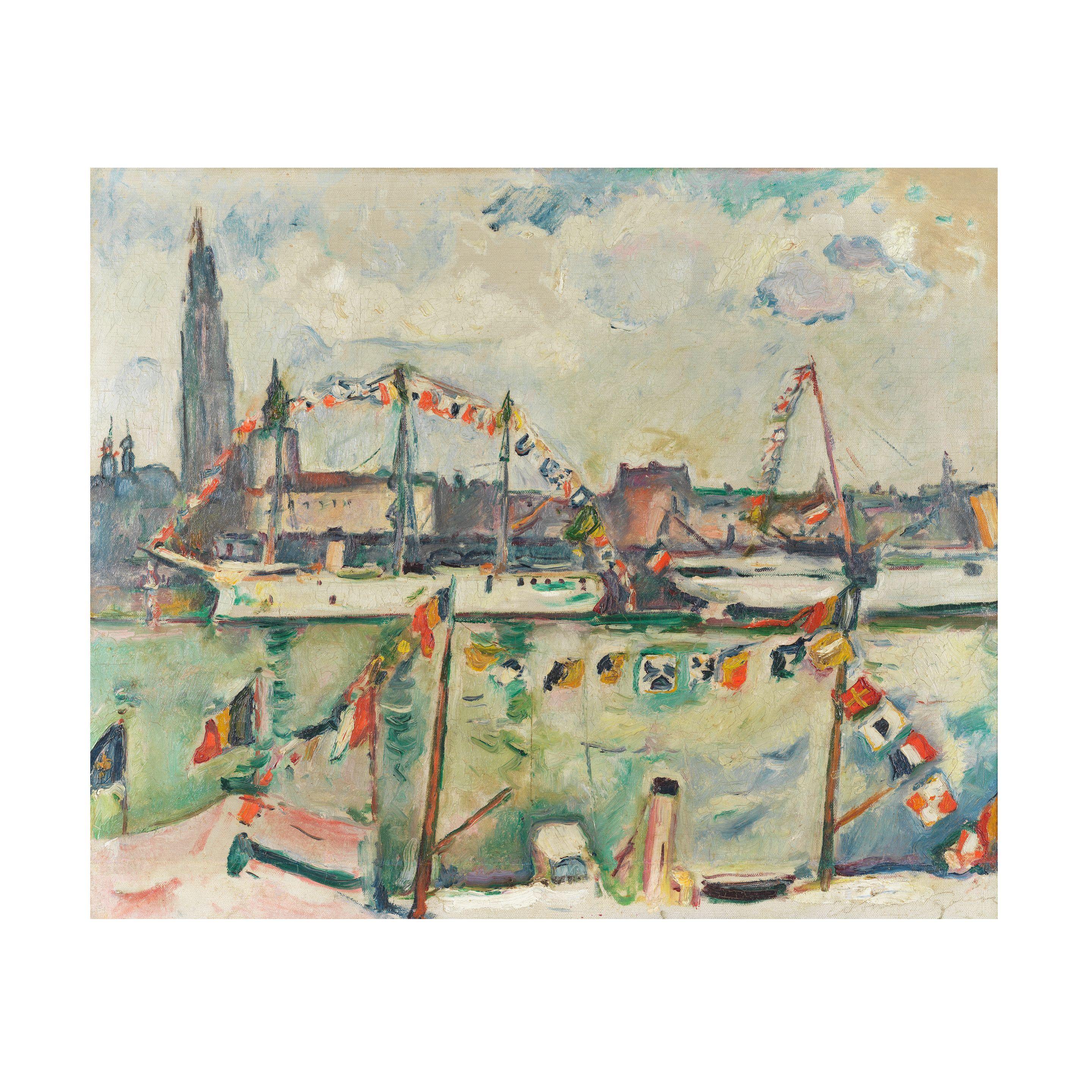 Achille Emile Othon Friesz - Le port d\'Anvers