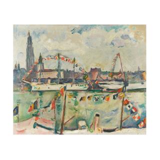 Achille Emile Othon Friesz - Le port d\'Anvers