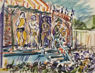 Achille Emile Othon Friesz - Le spectacle