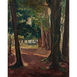 Achille Emile Othon Friesz - Les Arbres, Côte de Grâce, Honfleur 32 x 25 3/4 in. (81.0 x 65.5 cm) framed 40 x 33 1/2 x 2 1/2 in.
