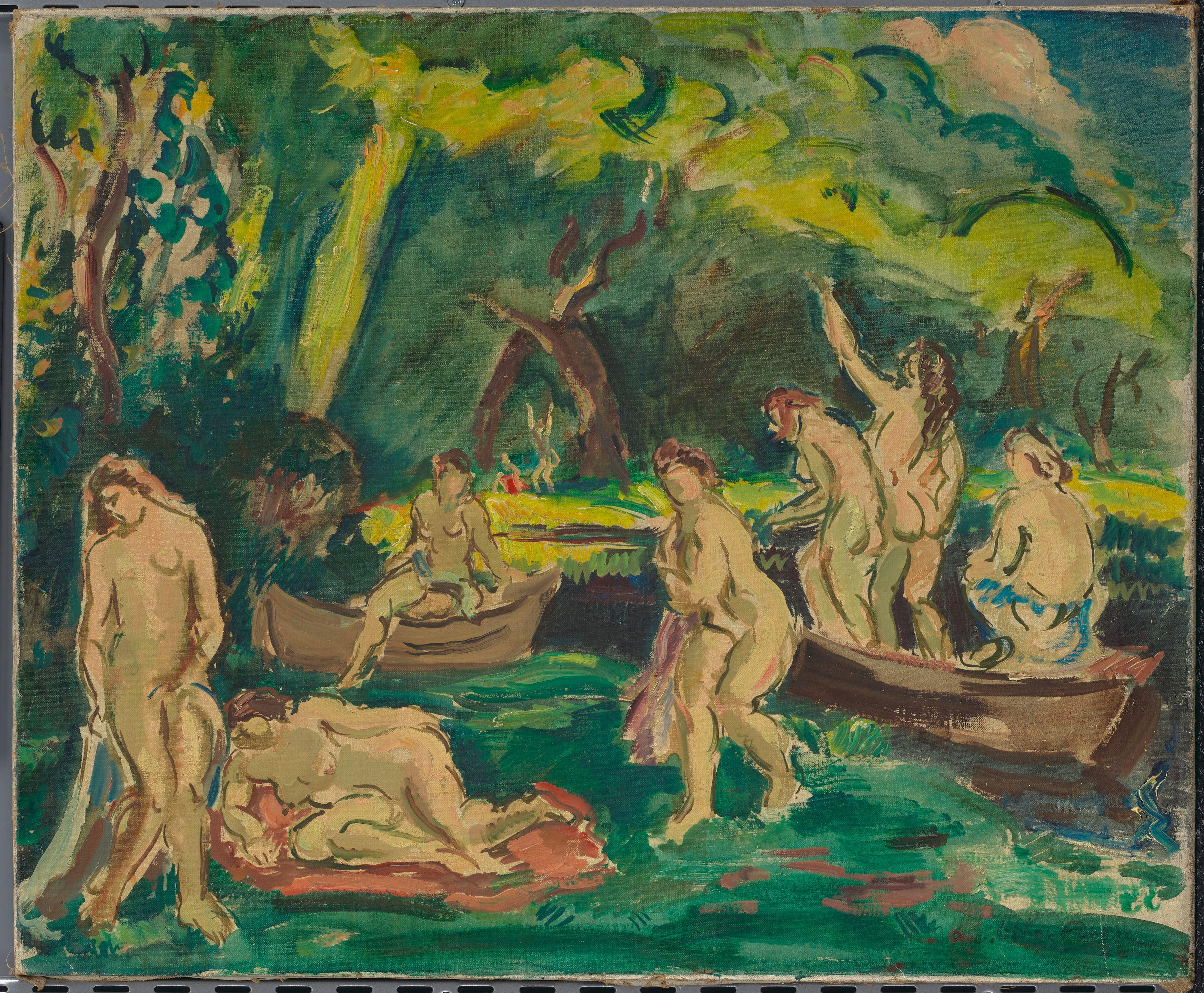 Achille Emile Othon Friesz - Les femmes au bord de l\'Etang
