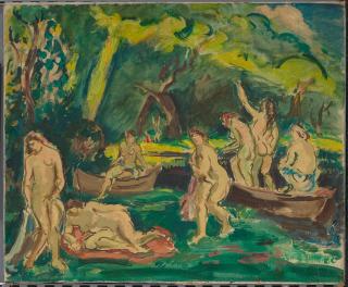 Achille Emile Othon Friesz - Les femmes au bord de l\'Etang