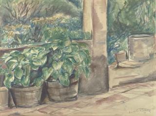 Achille Emile Othon Friesz - Les hortensias sur la terasse