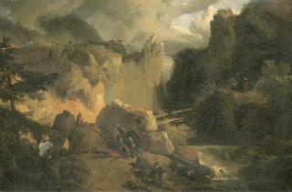 Achille Etna Michallon - Roland And Oliver At The Battle of Roncesvalles