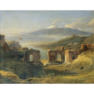 Achille Etna Michallon - Vue Du Théâtre De Taormine