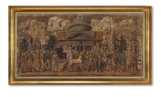 Achille Funi - Il trionfo di Cesare