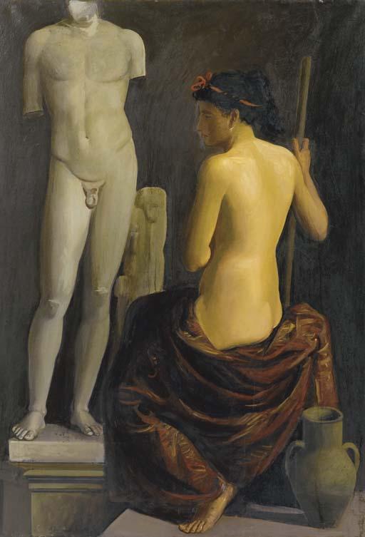Achille Funi - Interno di studio