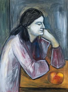 Achille Funi - Profilo di donna