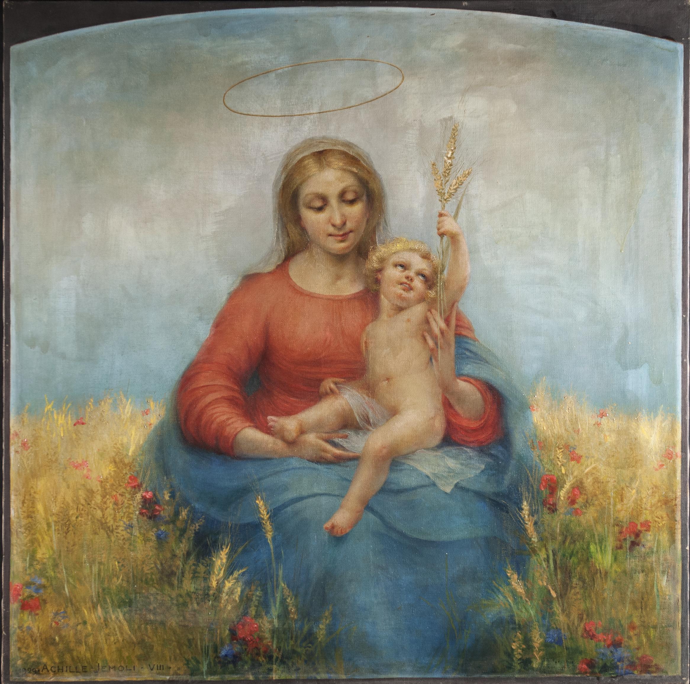 Achille Jemoli - Madonna con bambino