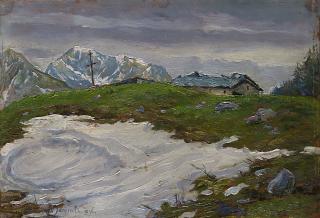 Achille Jemoli - Paesaggio, alta montagna