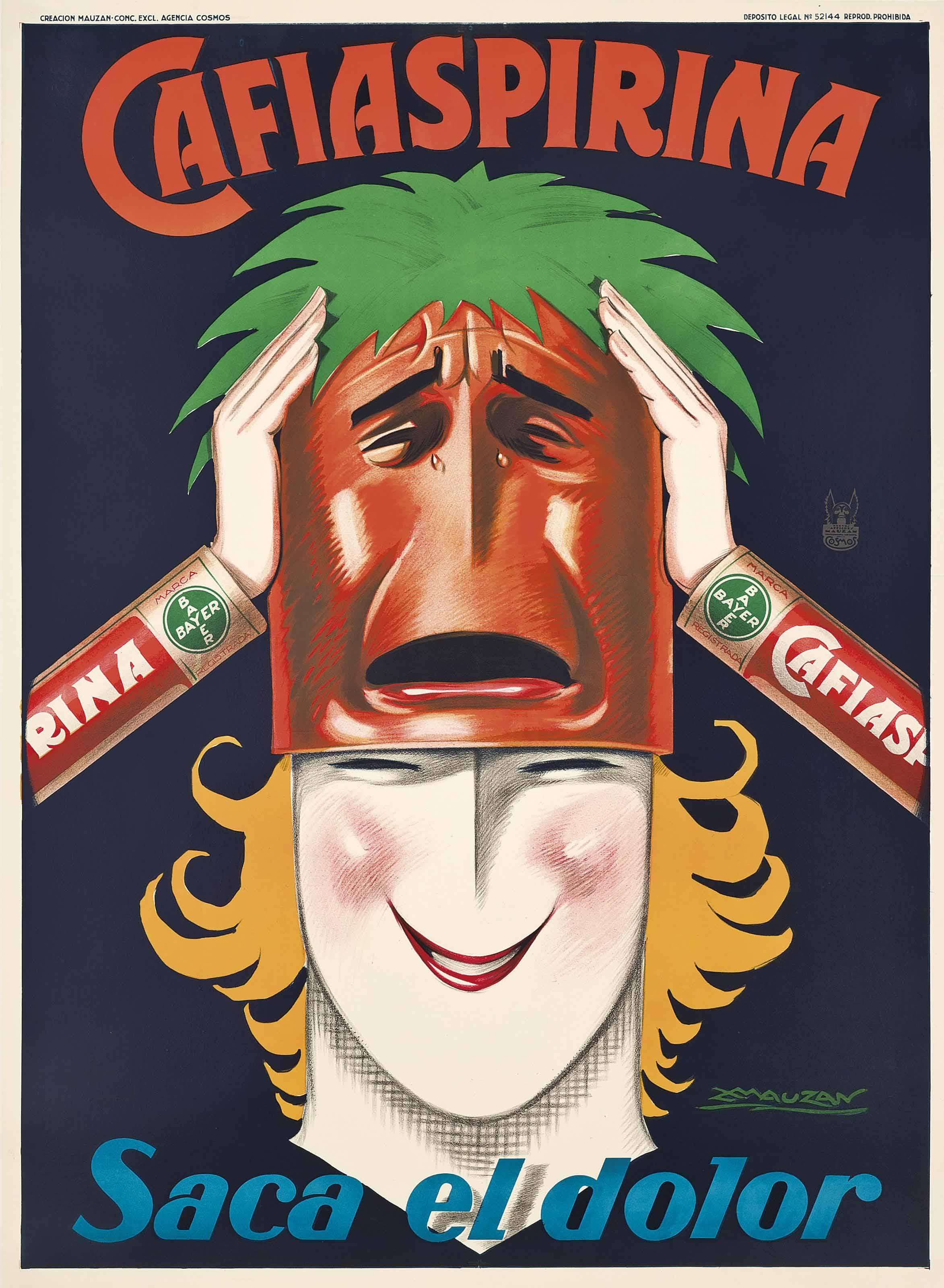 Achille L. Mauzan - Cafiaspirina, Saca El Dolor