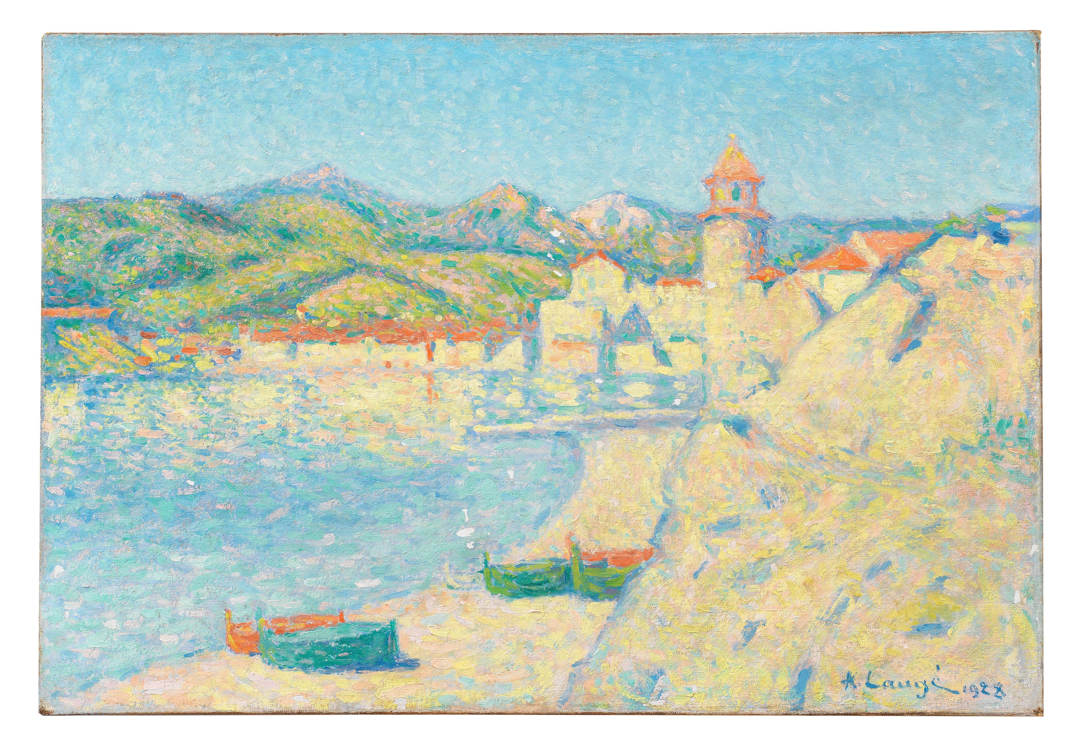 Achille Laugé - Barques à Collioure