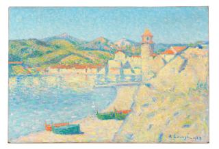 Achille Laugé - Barques à Collioure