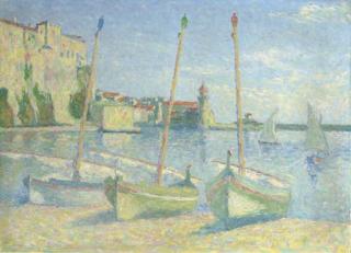 Achille Laugé - Bateaux à Collioure