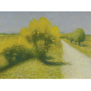 Achille Laugé - Chemin Près De Cailhau, Dans Le Rozès
