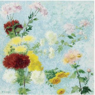 Achille Laugé - Étude De Chrysanthèmes I