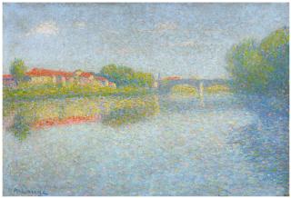 Achille Laugé - La Garonne À Toulouse