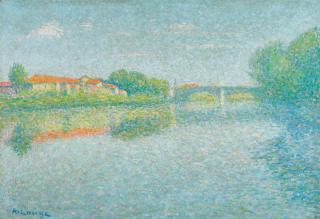 Achille Laugé - La Garonne À Toulouse