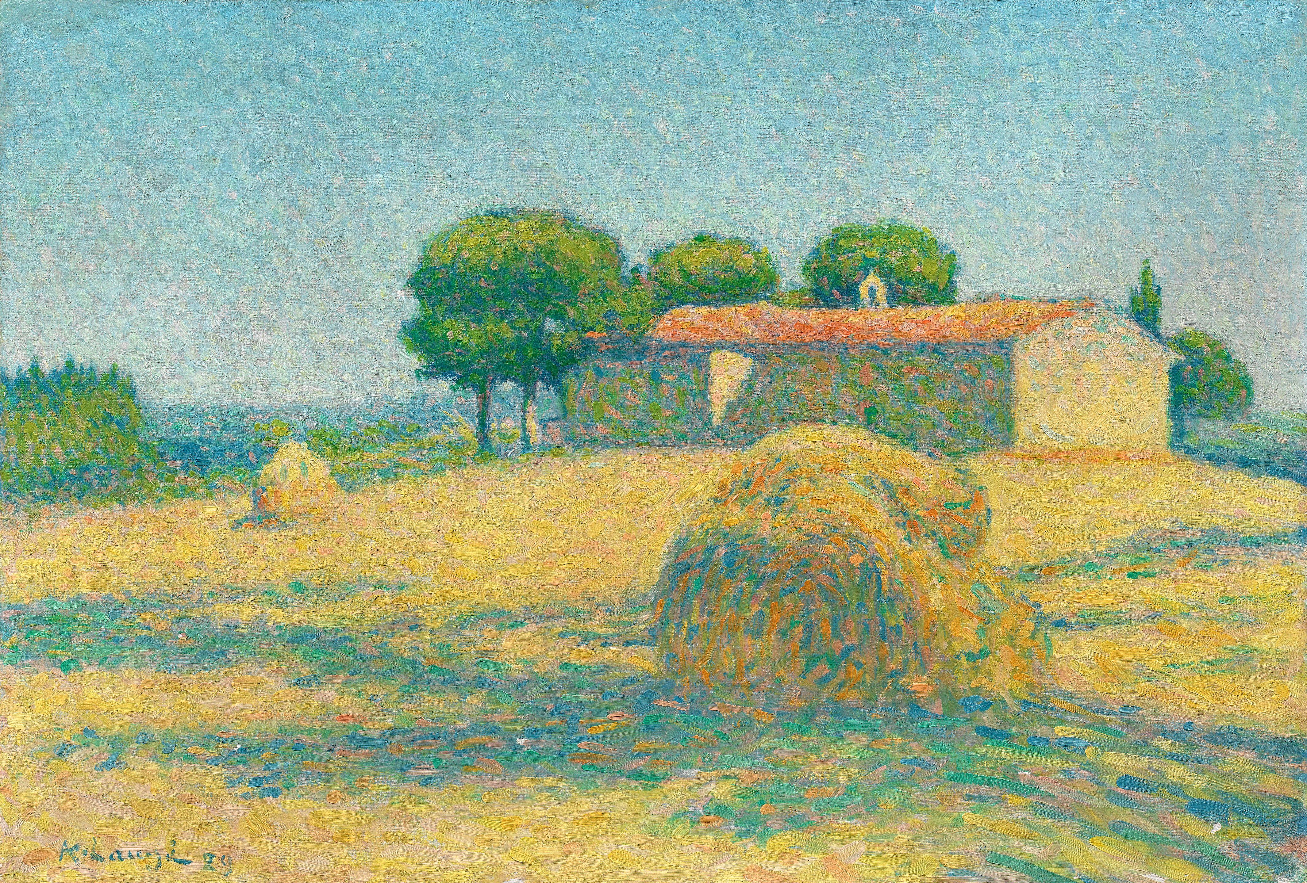 Achille Laugé - Les meules à Cailhau