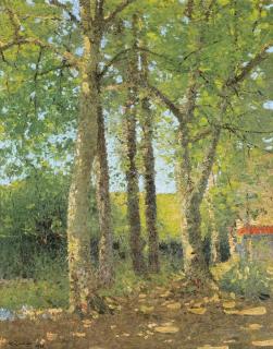 Achille Laugé - Paysage Aux Grands Arbres