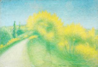 Achille Laugé - Route en été