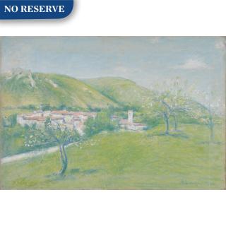 Achille Laugé - Vue de Ginoles-les-Bains