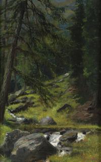 Achille Tominetti - Nel bosco