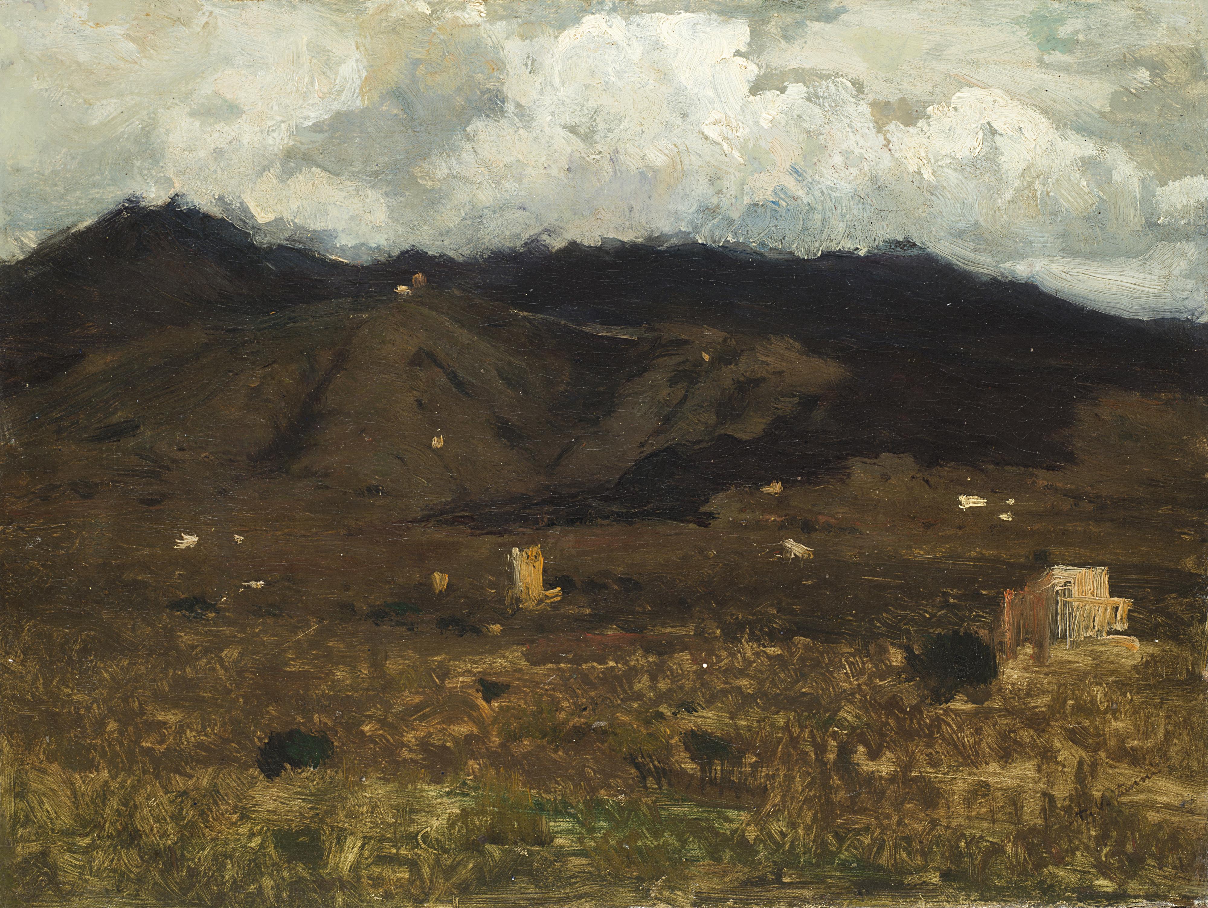 Achille Vertunni - Paesaggio collinare