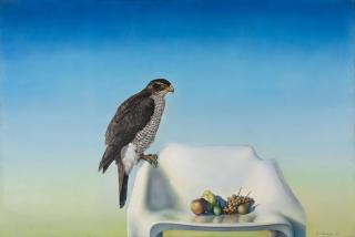 Achilleas Droungas - Nature morte avec faucon