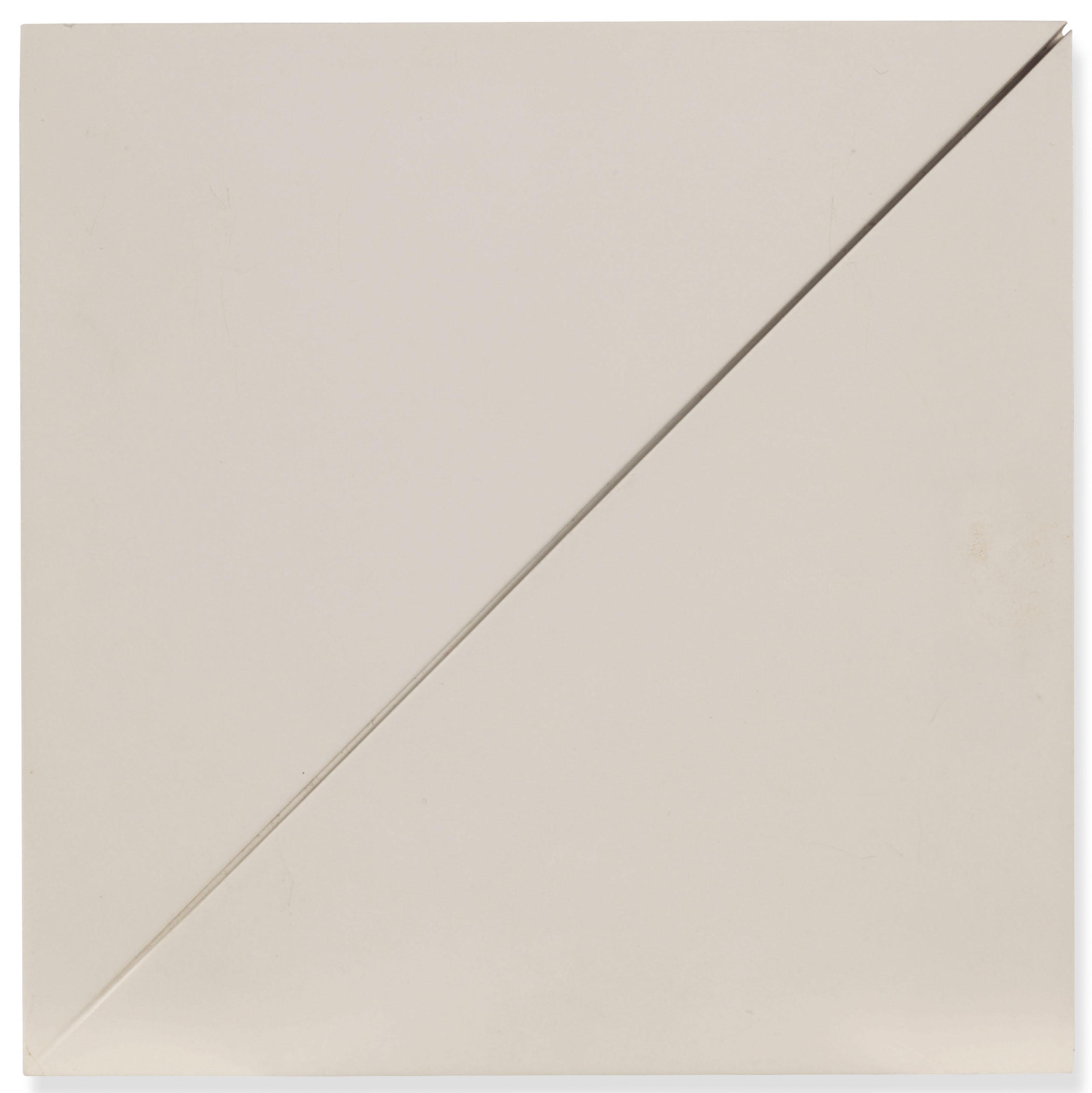 Ad Dekkers - Reliëf Met Diagonale Zaagsnede (Relief With Diagonal Cut)