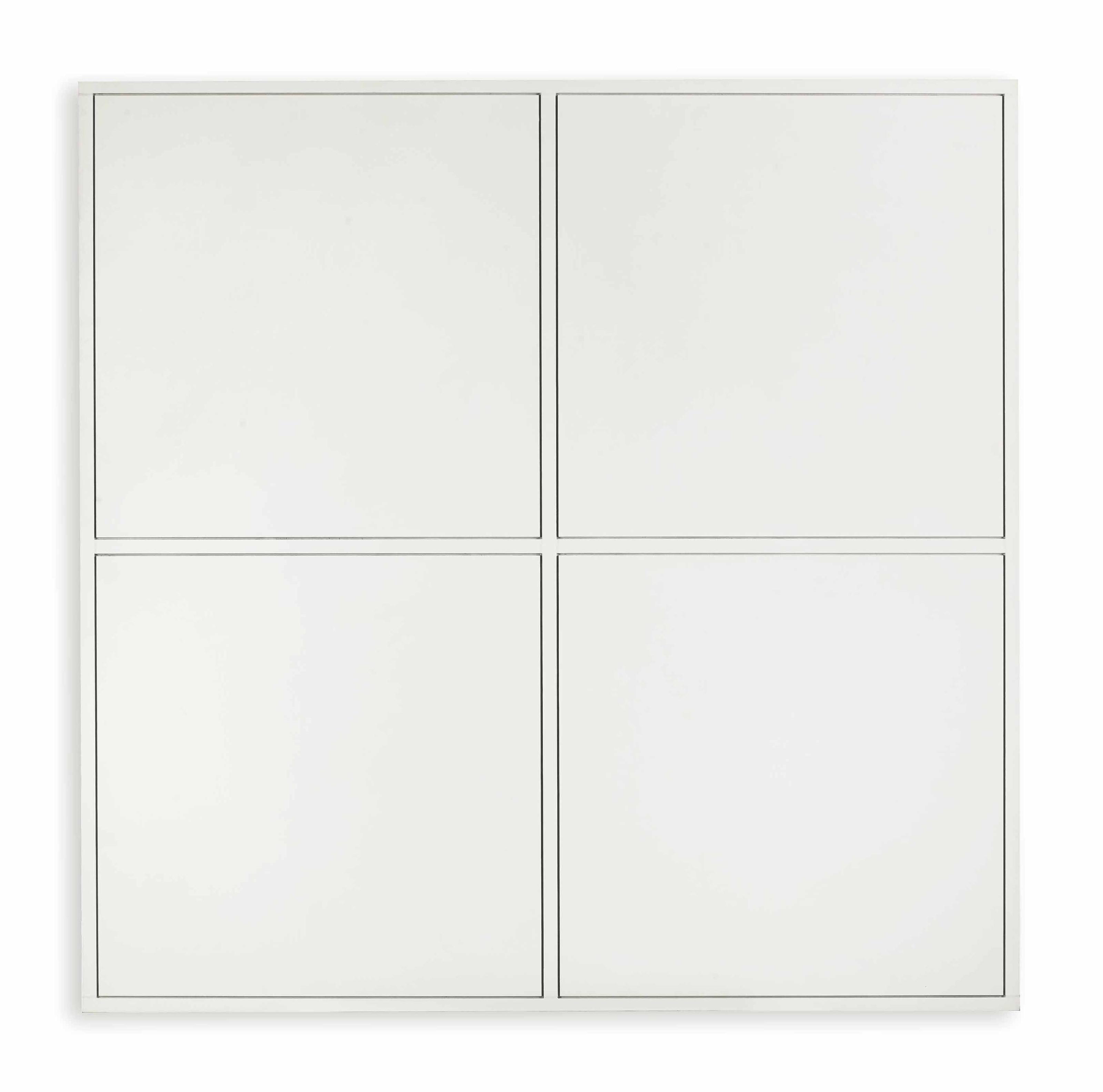 Ad Dekkers - Vier Vierkanten Gefreesd in Vierkant (Four Squares Cut in Square)